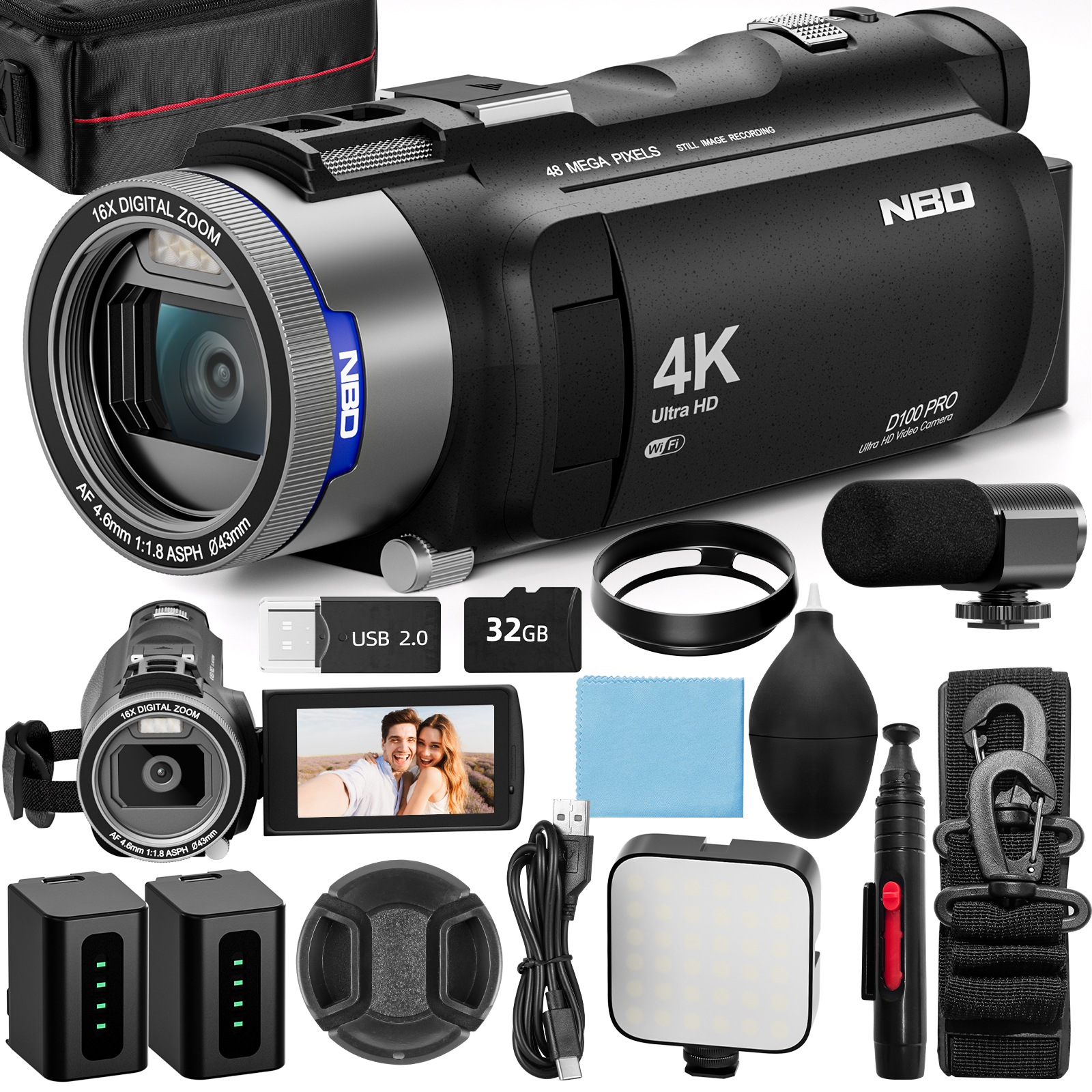 NBD 4K HD&48MP Camcorder Video - огляд і ціна Lifestyle Of Korean