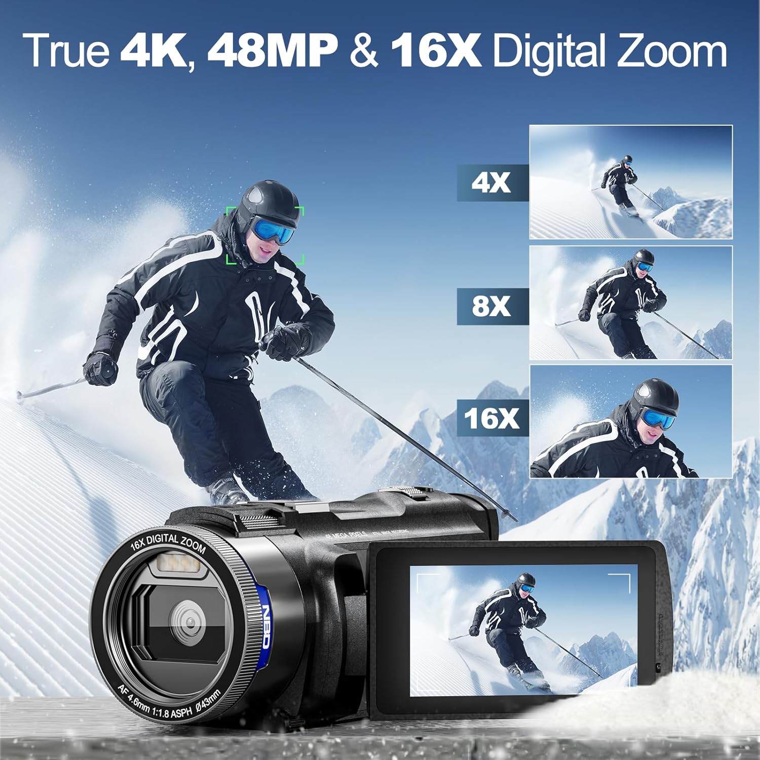 NBD 4K HD&48MP Camcorder Video - огляд і ціна Lifestyle Of Korean